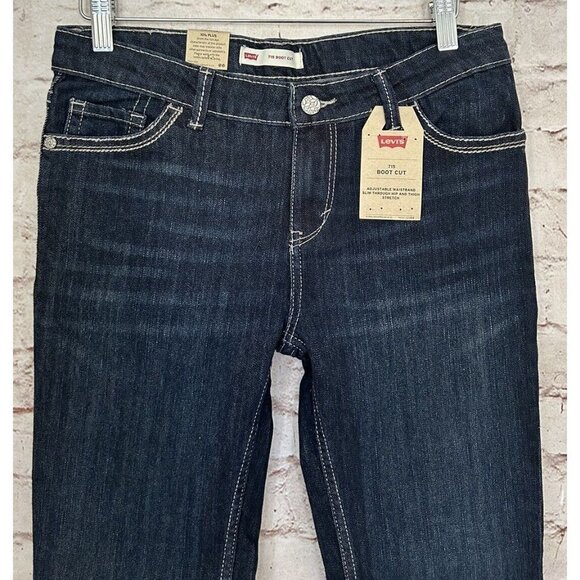 Levi's 715 Jeans Dark Wash 10.5 PLUS Rodeo Barrel Racing Bootcut Flap Pocket - Picture 3 of 5